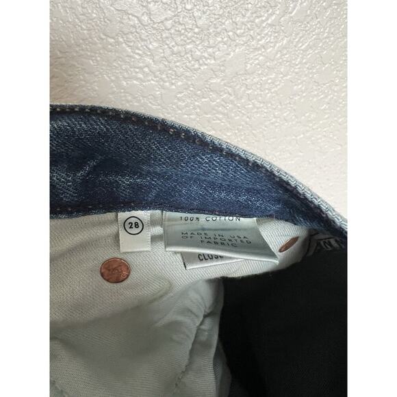 Grlfrnd Karolina High Rise Button Fly Jeans Size 28 Close To You - Picture 5 of 6